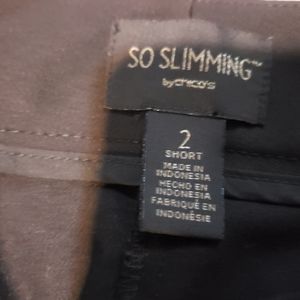 So Slimming short dress slack